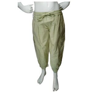 Lime Green Pants with Drawstring